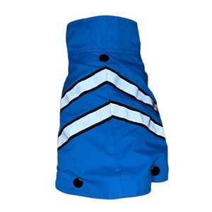 Top Dog 3 in 1 Blue Reflective Removable Fleece lined/waterproof Dog Jacket S